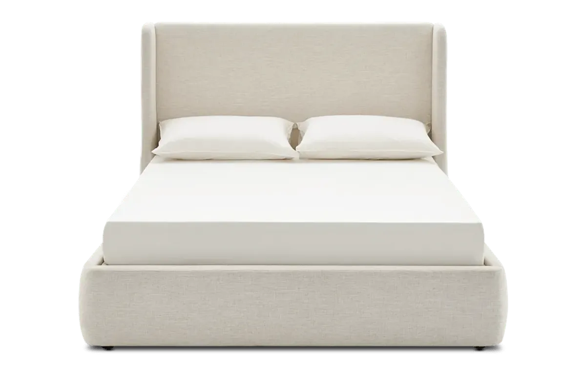 Dalton California King Size Bed, (Navagio) Beach Linen