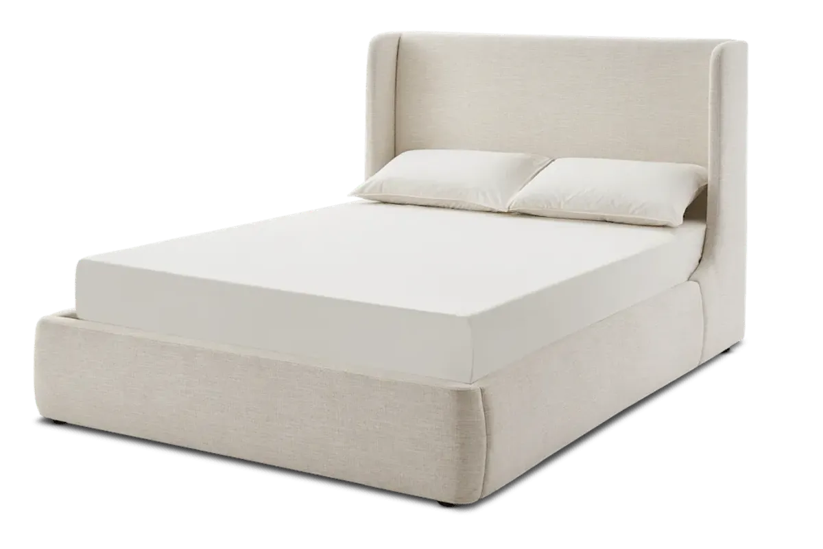 Dalton California King Size Bed, (Navagio) Beach Linen