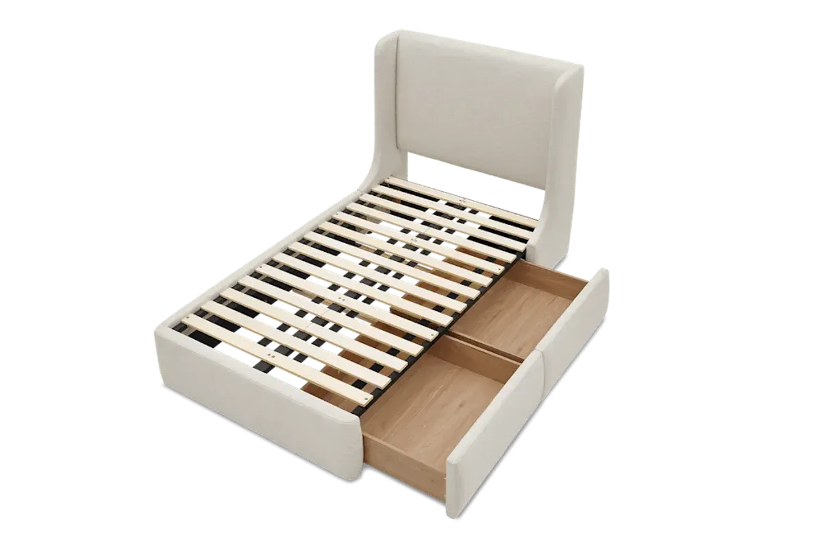 Dalton Full Storage Bed, (Navagio) Beach Linen