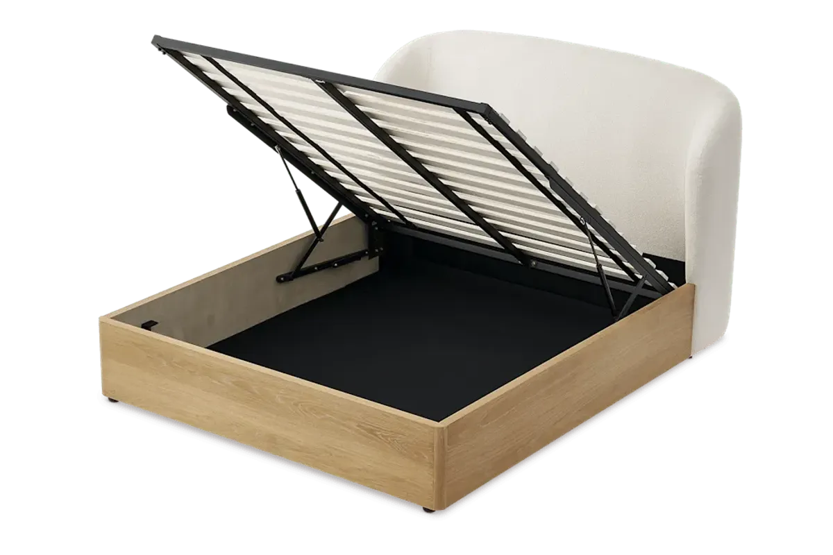 Auburn Wood Storage Bed