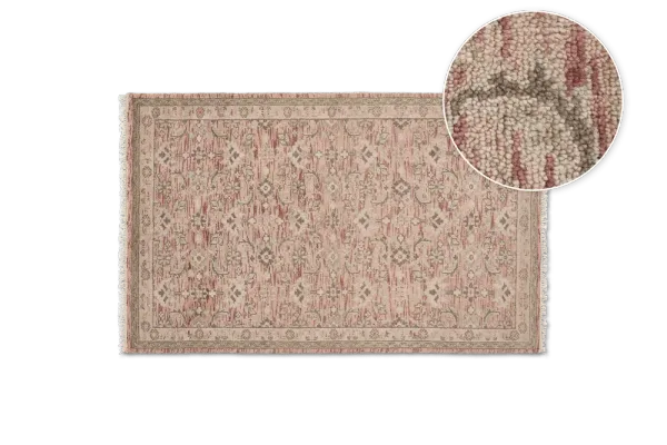 Cuzco Area Rug, Maroon, 5'x8'