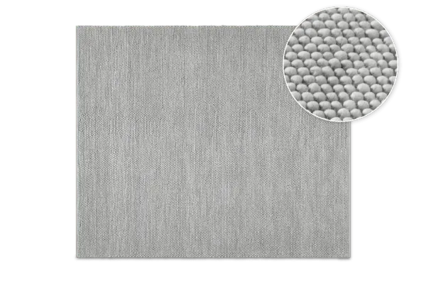 Inez Area Rug, Fog, 7.5' x 9'