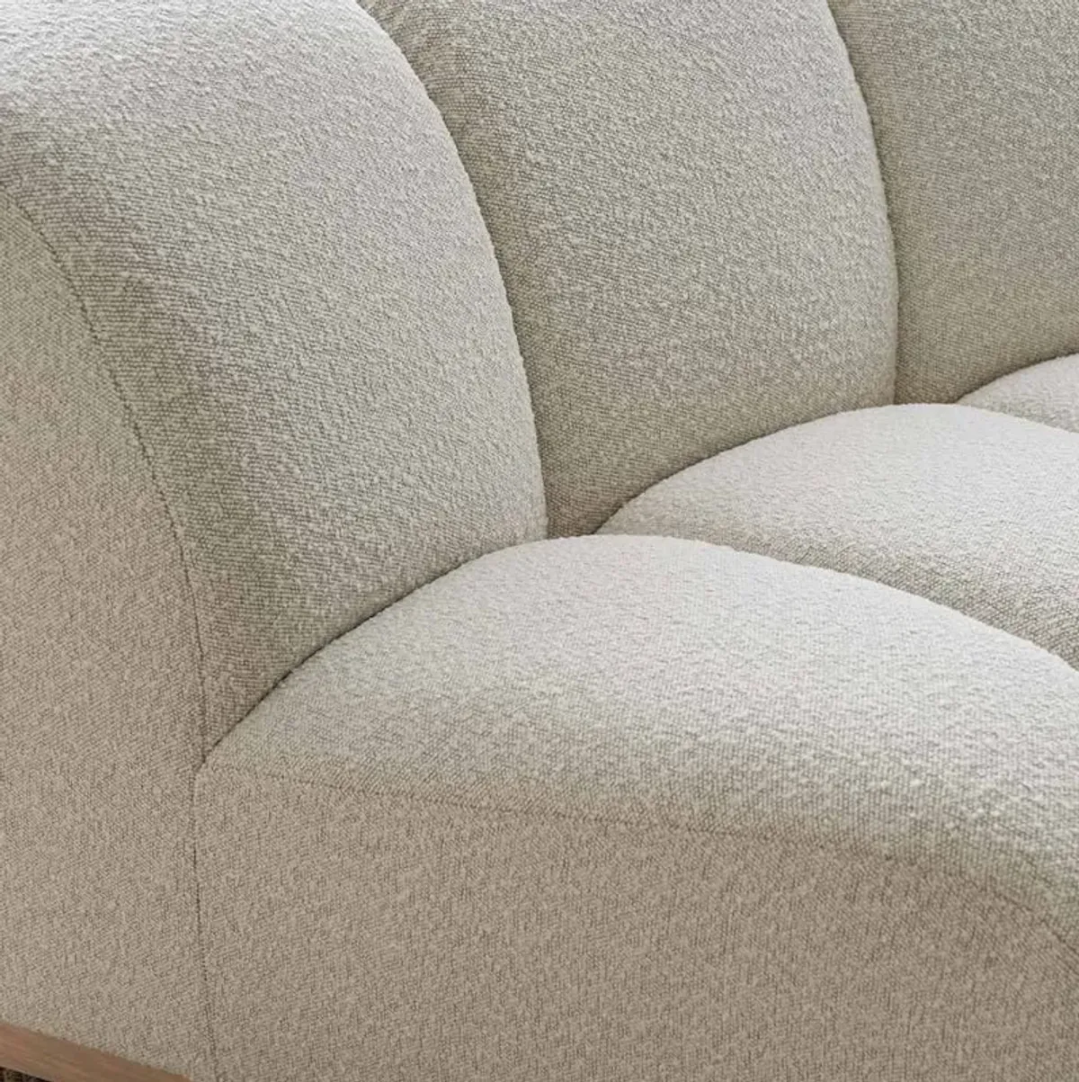 Marlow Performance Boucl Armless 2 Seater Sofa