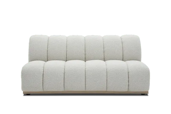 Marlow Performance Boucl Armless 2 Seater Sofa