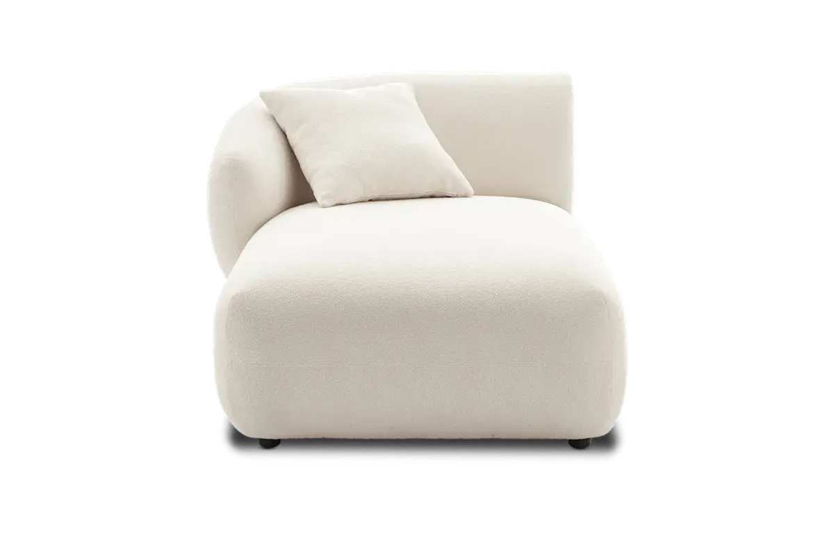 Auburn Performance Fabric Left Arm Chaise