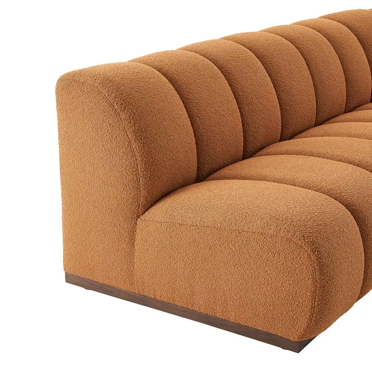 Marlow Performance Bouclé Armless 2 Seater Sofa