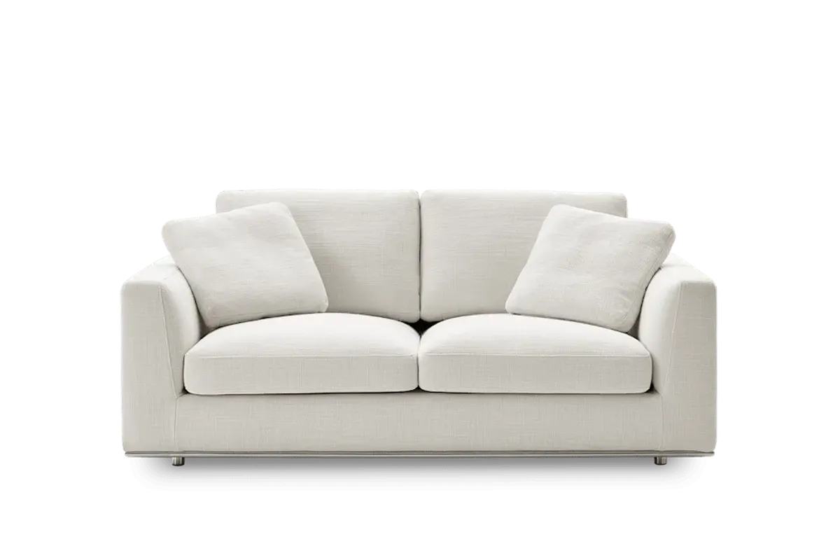 Hamilton Loveseat, (Performance Marcel) Brilliant White