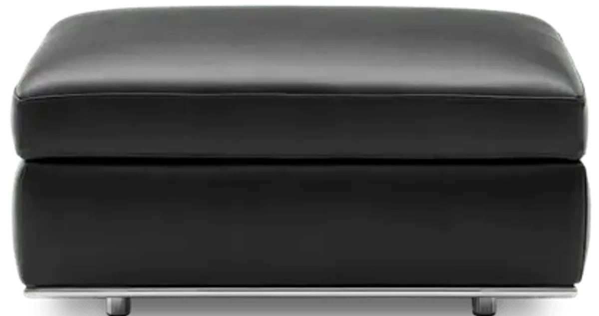 Hamilton Leather Storage Ottoman