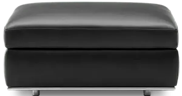 Hamilton Leather Storage Ottoman