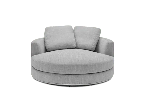 Hamilton Round Swivel 1.5 Seater Armchair