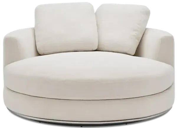 Hamilton Round Swivel 1.5 Seater Armchair