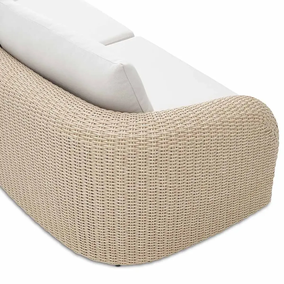 Lorna Outdoor Swivel Lounge Chair, (Ciel) Oat