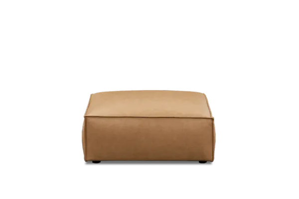 Jonathan Leather Ottoman