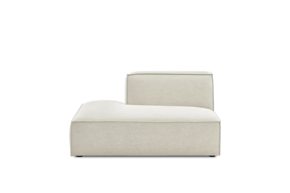 Jonathan Left Chaise, Performance Creamy White