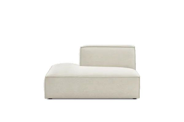 Jonathan Left Chaise, Performance Creamy White