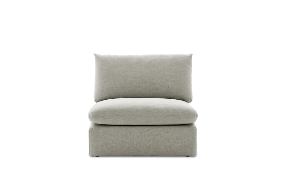 Dawson Armless Sofa, Seagull