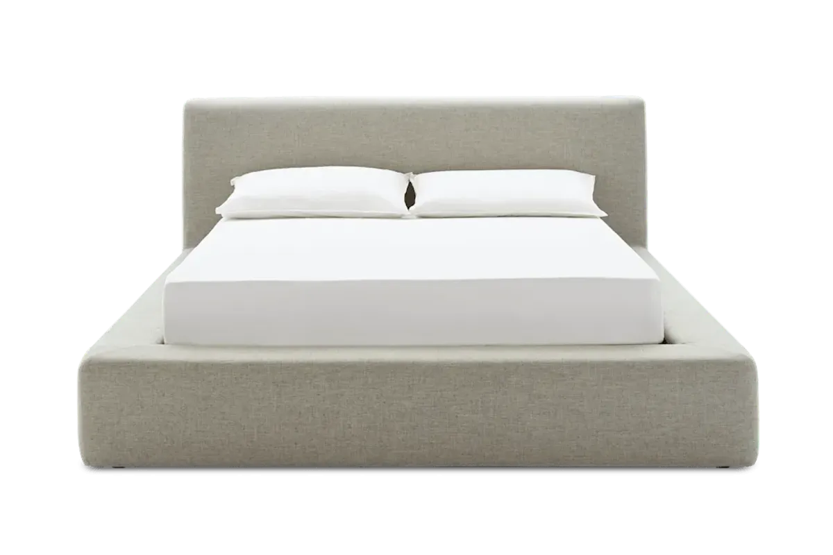 Dawson Queen Size Storage Bed, Seagull