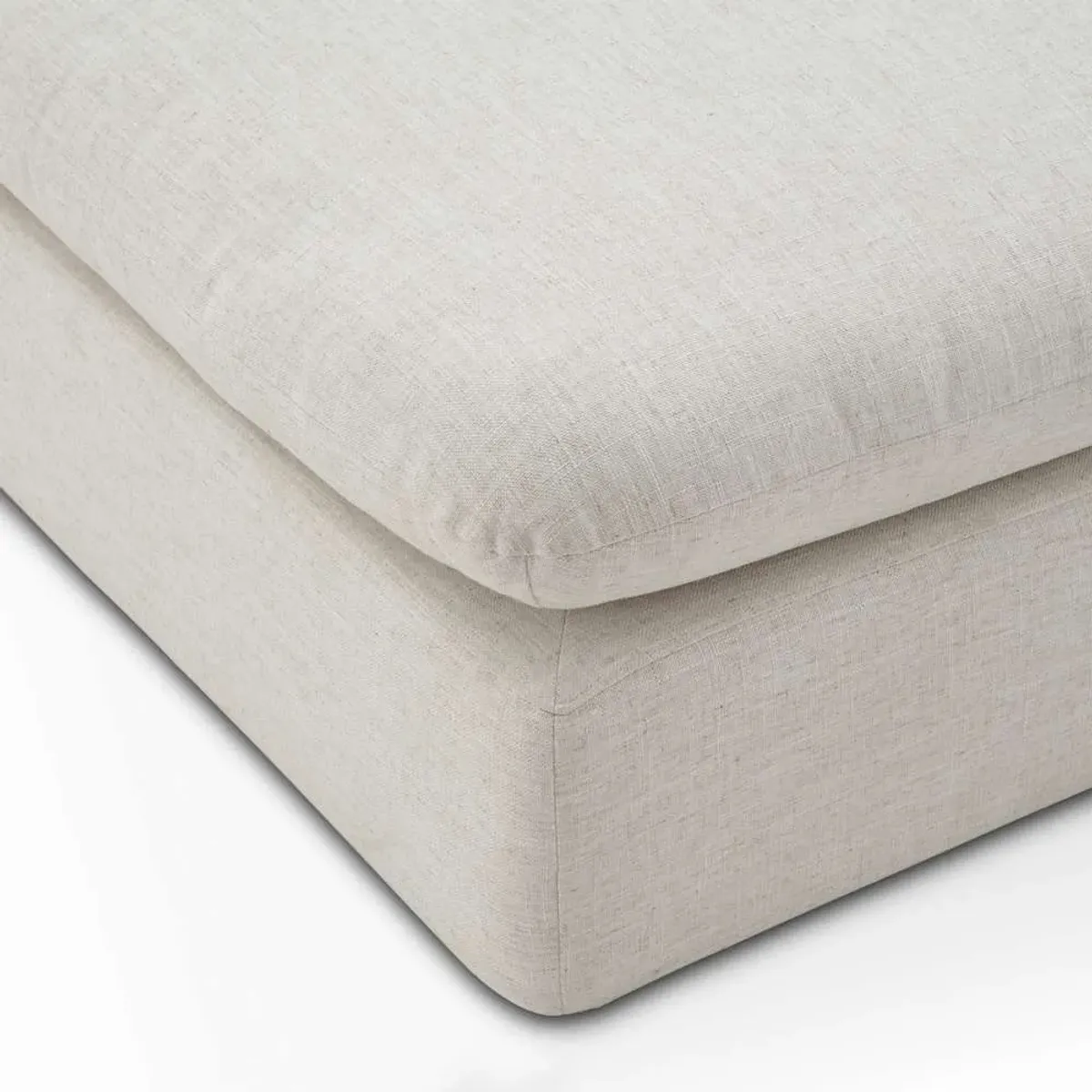 Dawson Small Storage Ottoman, (Navagio) Beach Linen