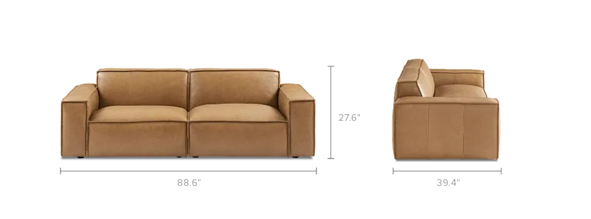 Jonathan Leather Sofa