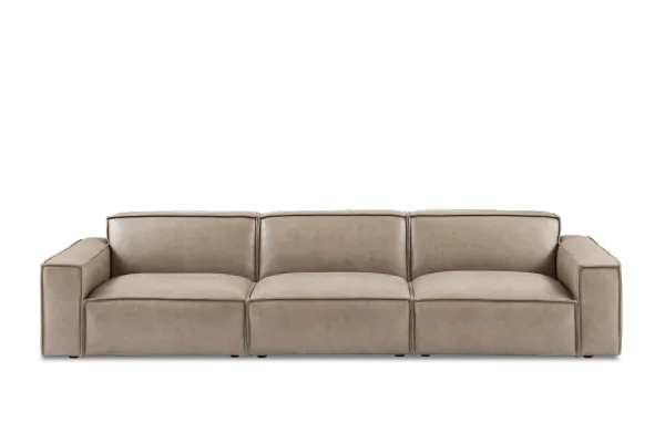 Jonathan Leather Extended Sofa