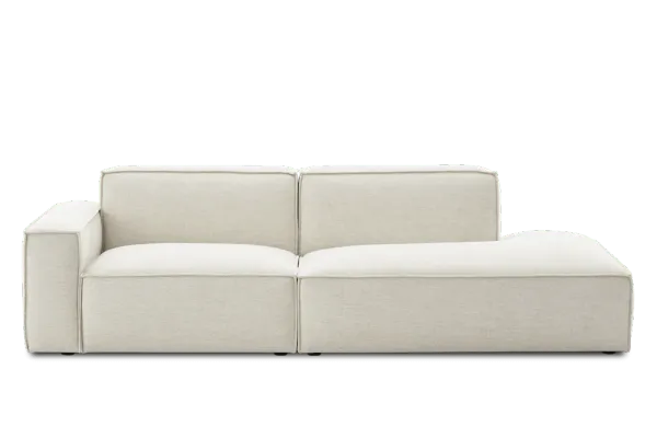 Jonathan Side Chaise Sofa Right Facing, Performance Creamy White