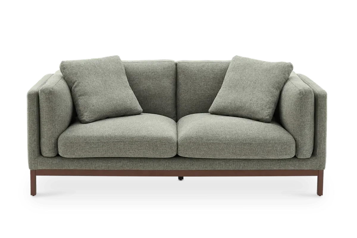 Owen Sofa, Haze (Walnut Stain)