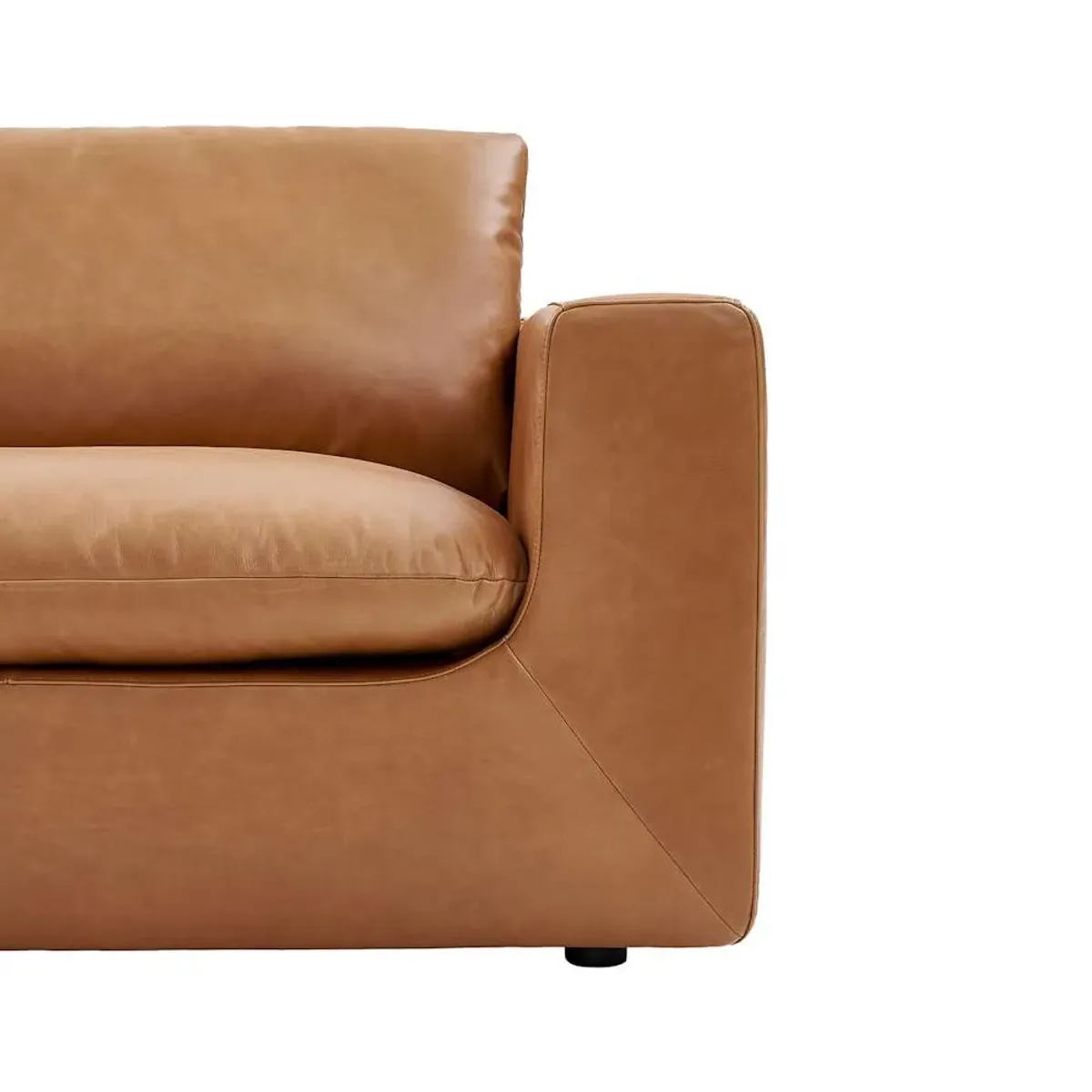 Dawson Leather 3 Seater Sofa, (Orion) Cocoa