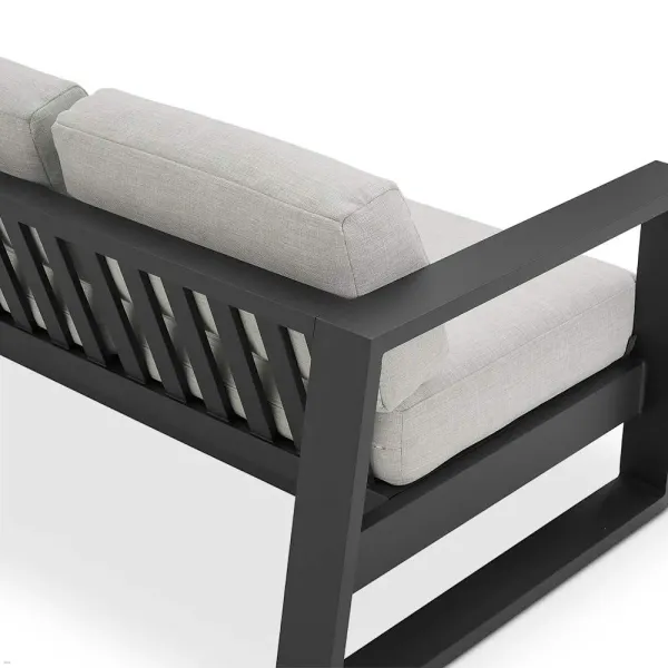 Rio Outdoor Aluminum Lounge Chair, Natural Beige