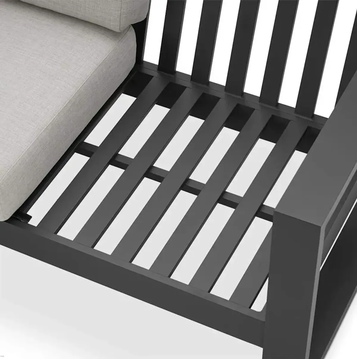 Rio Outdoor Aluminum Lounge Chair, Natural Beige