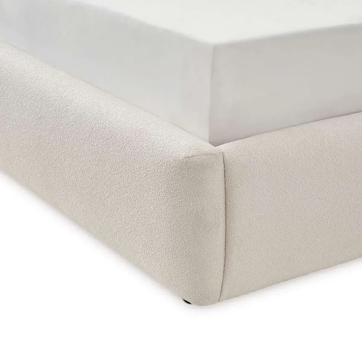 Auburn King Storage Bed, (Performance Cambria Bouclé) Chalk