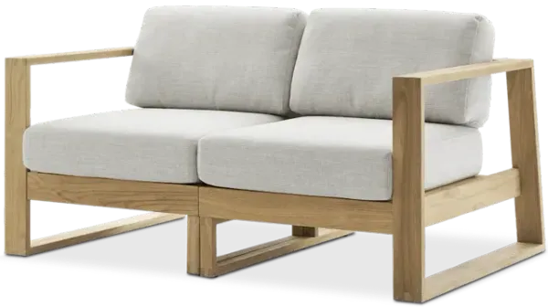 Rio Outdoor Teak Loveseat