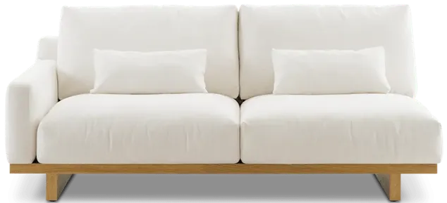 Mori Performance Fabric Single Arm 2 Seater Sofa