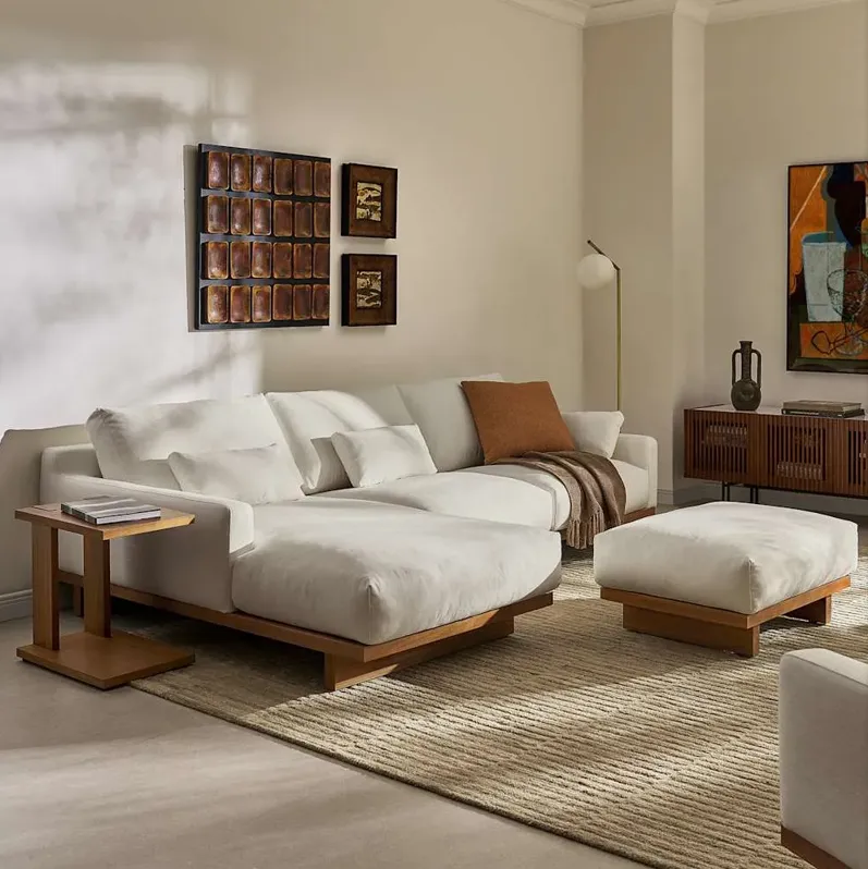 Mori Performance Fabric Left Chaise Sofa