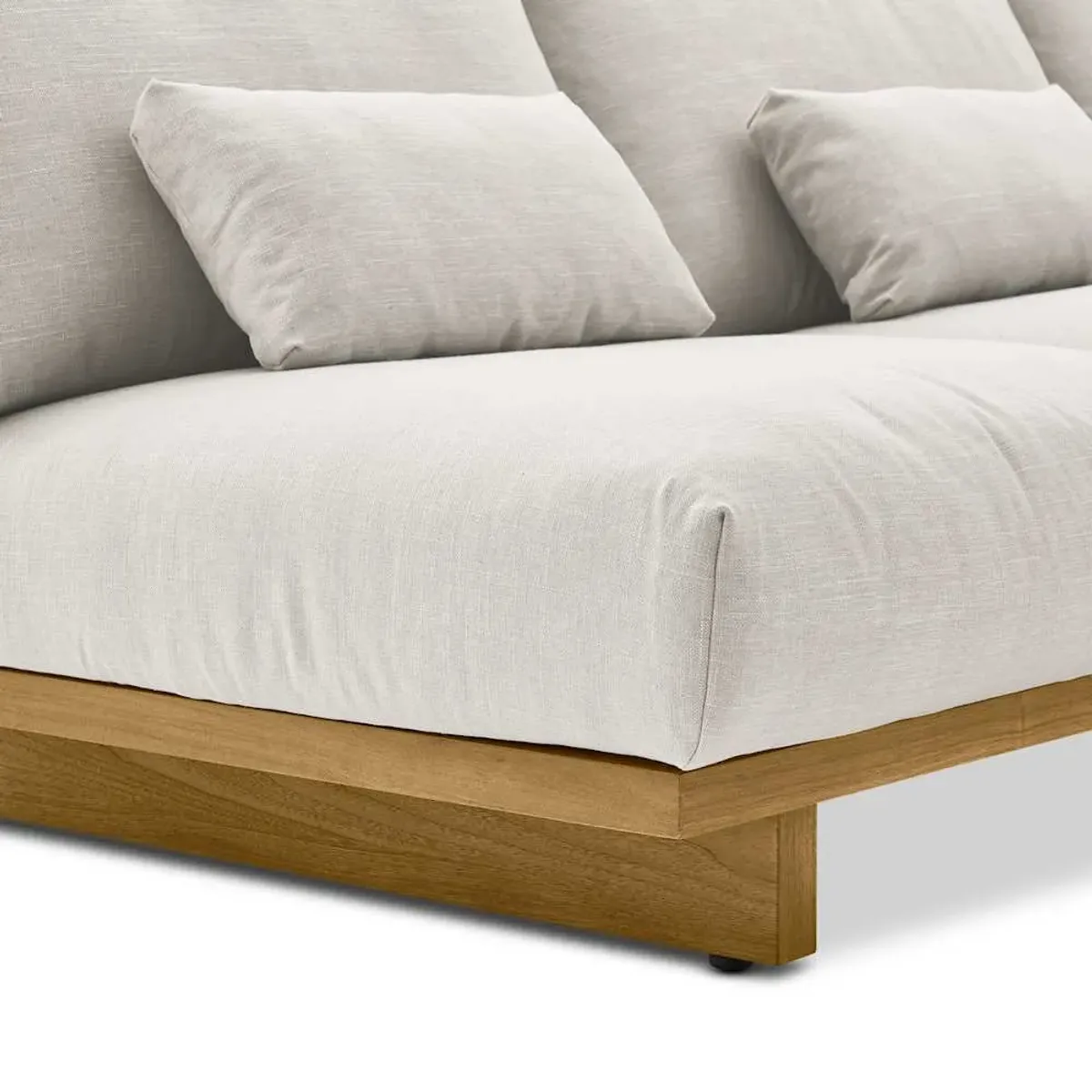 Mori Performance Fabric Side Ottoman