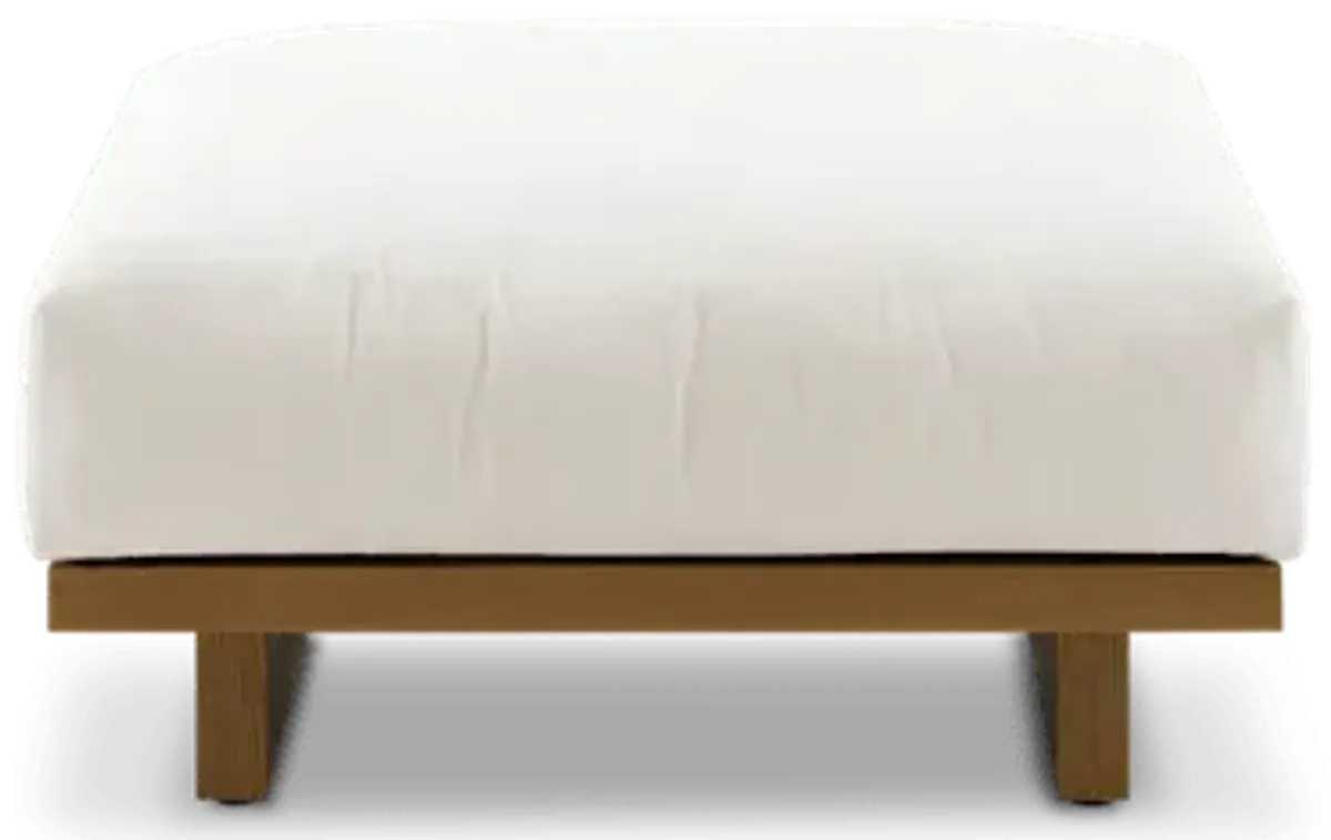 Mori Performance Fabric Side Ottoman