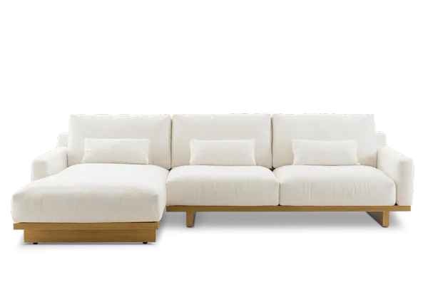Mori Performance Fabric Chaise Sectional Sofa
