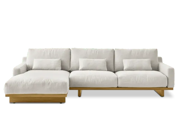 Mori Performance Fabric Chaise Sectional Sofa