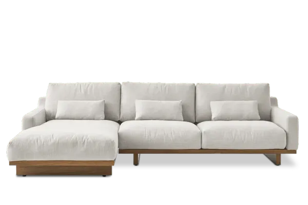 Mori Performance Fabric Chaise Sectional Sofa