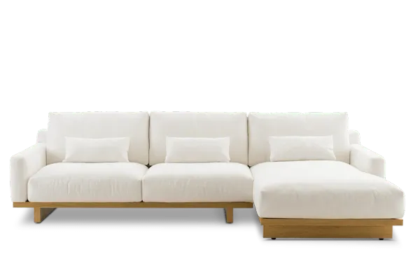 Mori Performance Fabric Chaise Sectional Sofa