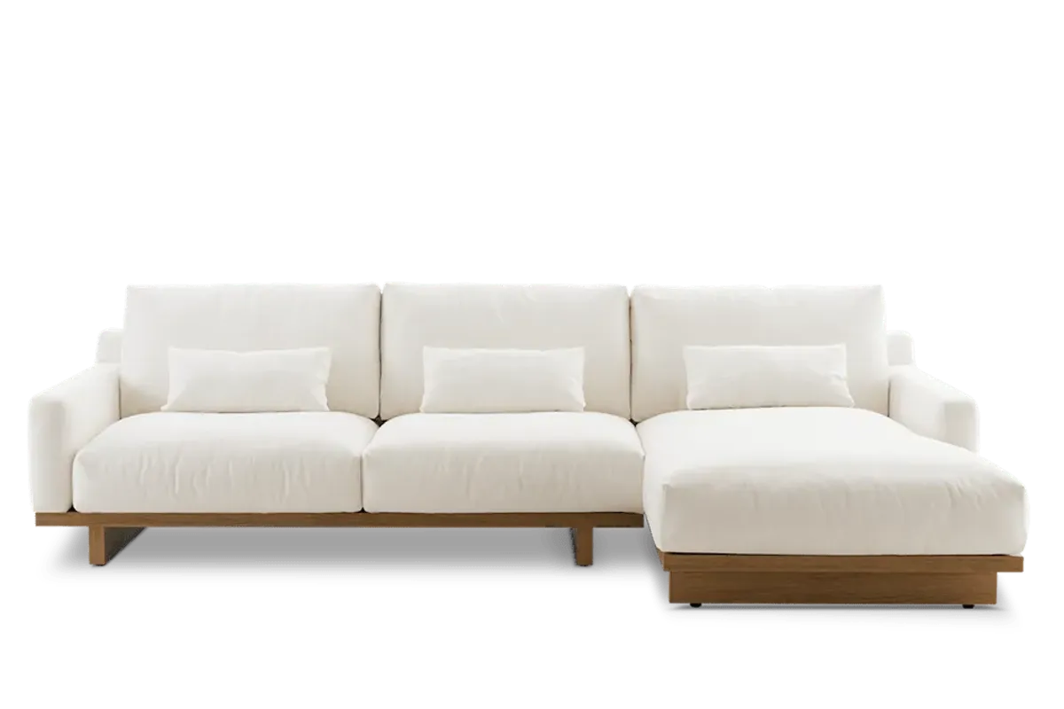 Mori Performance Fabric Chaise Sectional Sofa