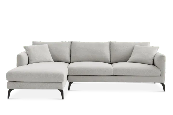 Lena Performance Fabric Chaise Sectional Sofa