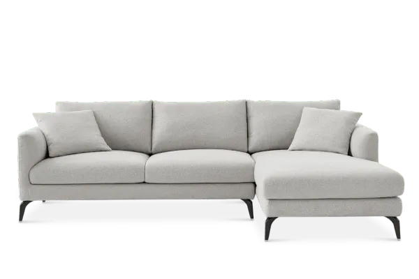 Lena Performance Fabric Chaise Sectional Sofa