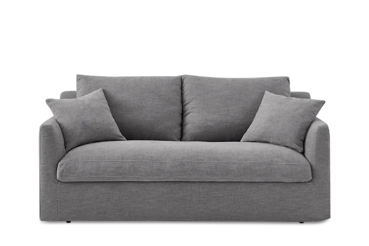 Agnes Slipcover Storage Sofa 79.9", (Sadie) Ash