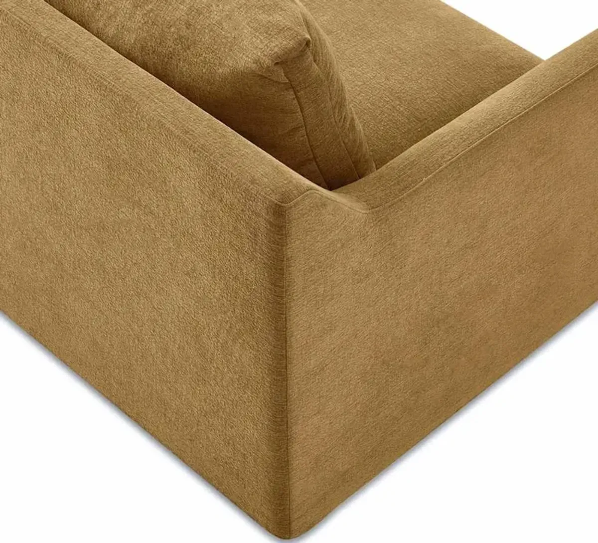 Agnes Slipcover Storage Sofa 79.9", (Sadie) Mustard Brown