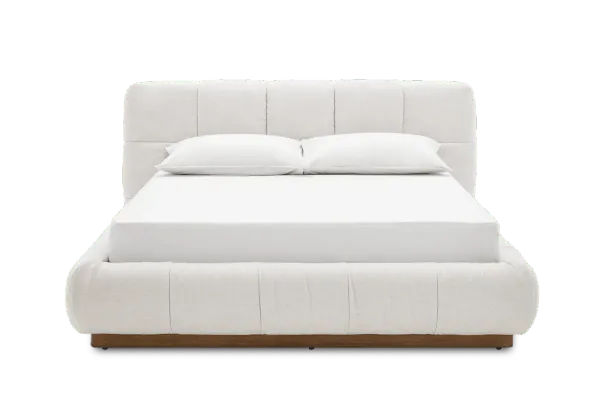 Esmee King Size Storage Bed, (Performance Anderson) Cream