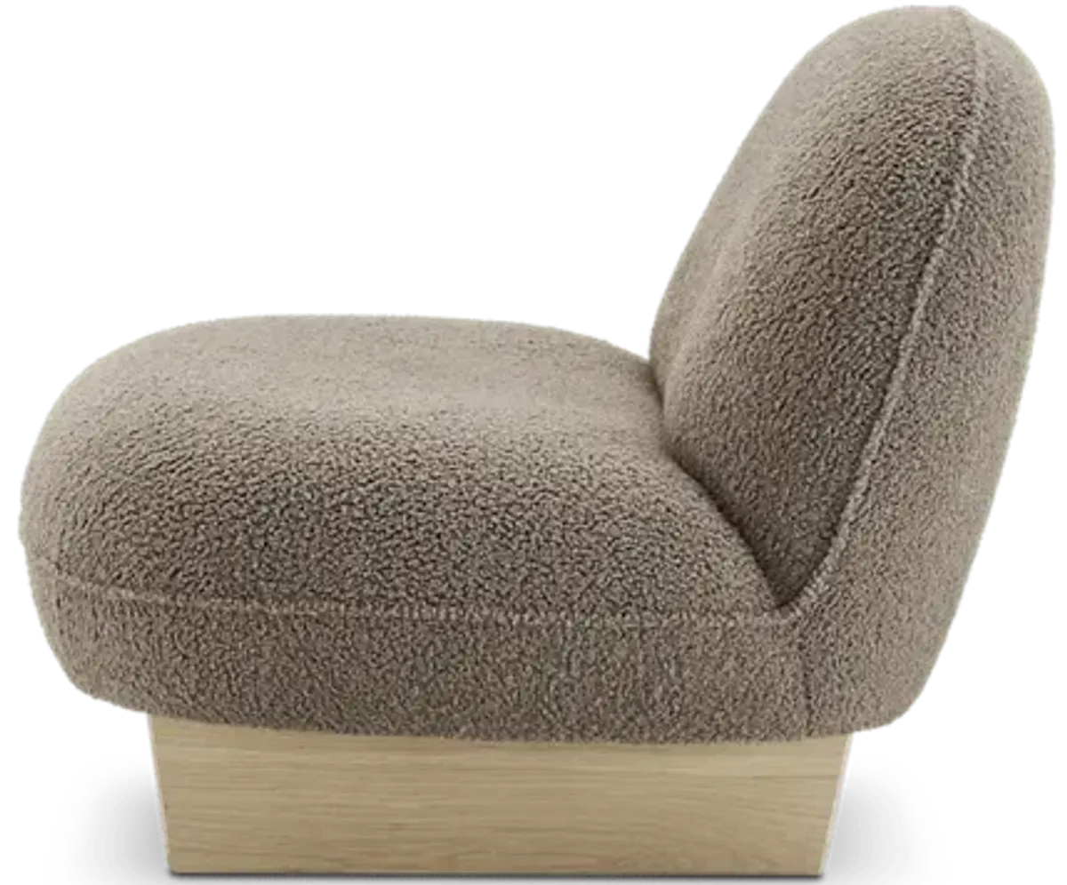 Ingrid Sherpa Chair Teddy Brown, Set of 2