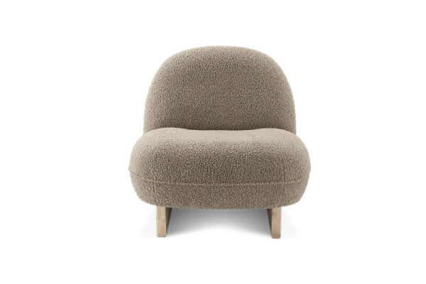 Ingrid Sherpa Chair Teddy Brown, Set of 2