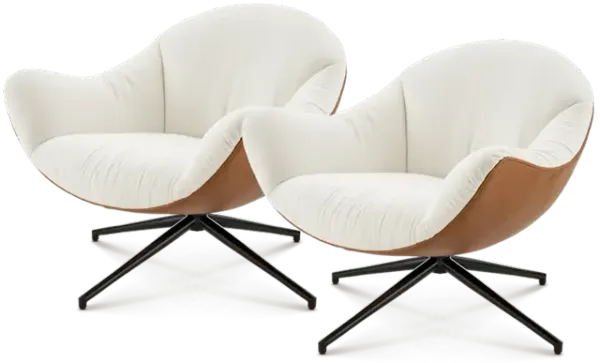 Arden Performance Fabric Swivel Armchair