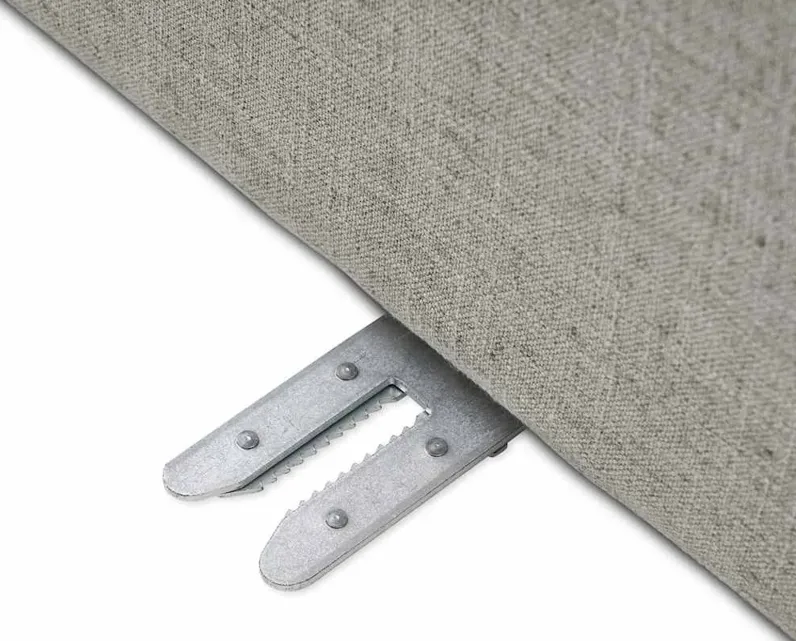 Dawson L-Shape Sectional Sofa with Ottoman, Seagull