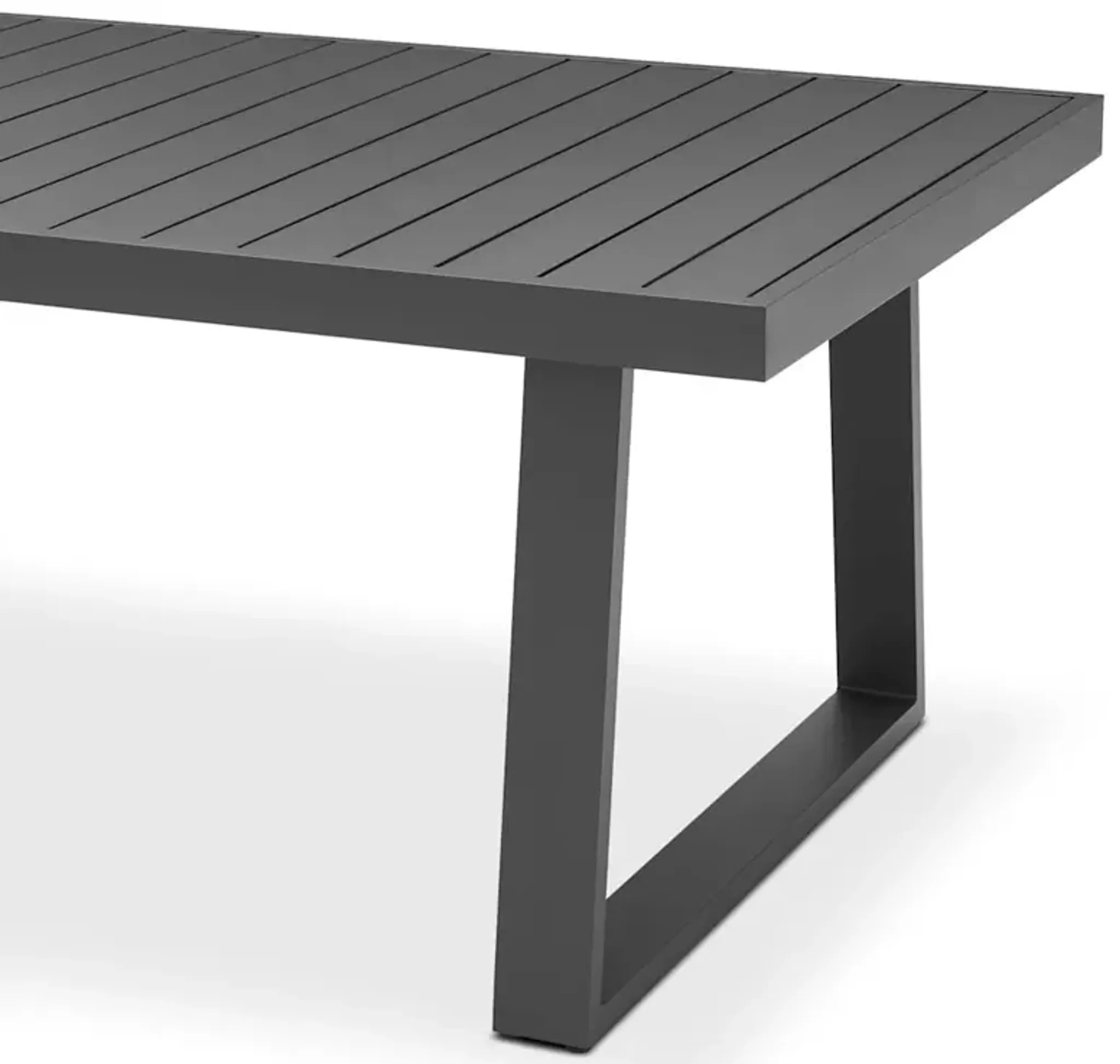 Rio Outdoor Aluminum Dining Table 78 7 And 4 Chairs Castlery ...